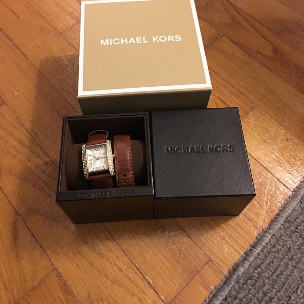 Michael Kors Brown and Gold Women's Watch
